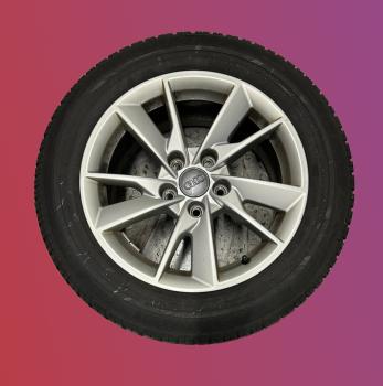 AUDI FELGEN mit DUNLOP Winterreifen 205/60R16 - 4 Stück
